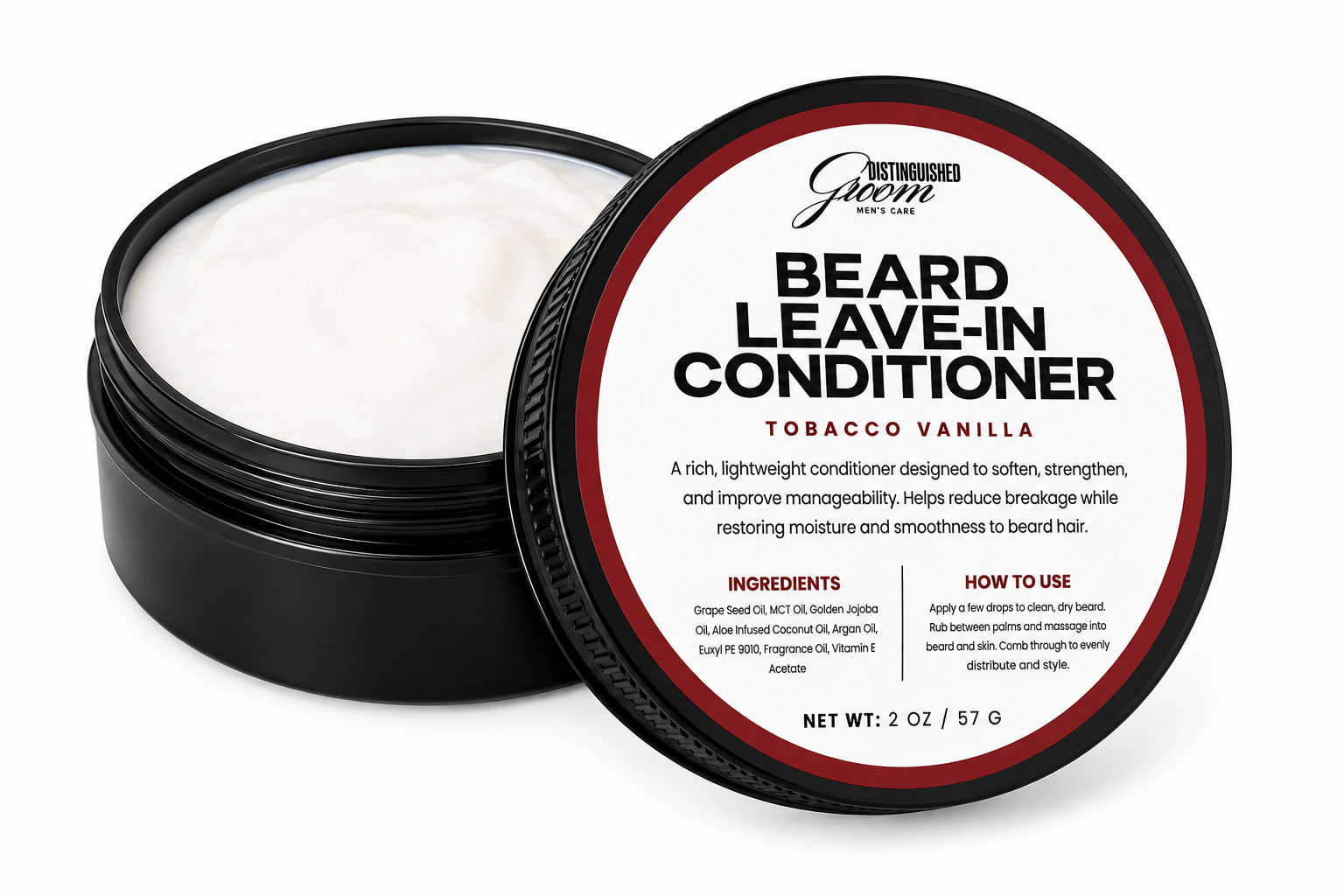 BEARD LEAVE-IN CONDITIONER — TOBACCO VANILLA