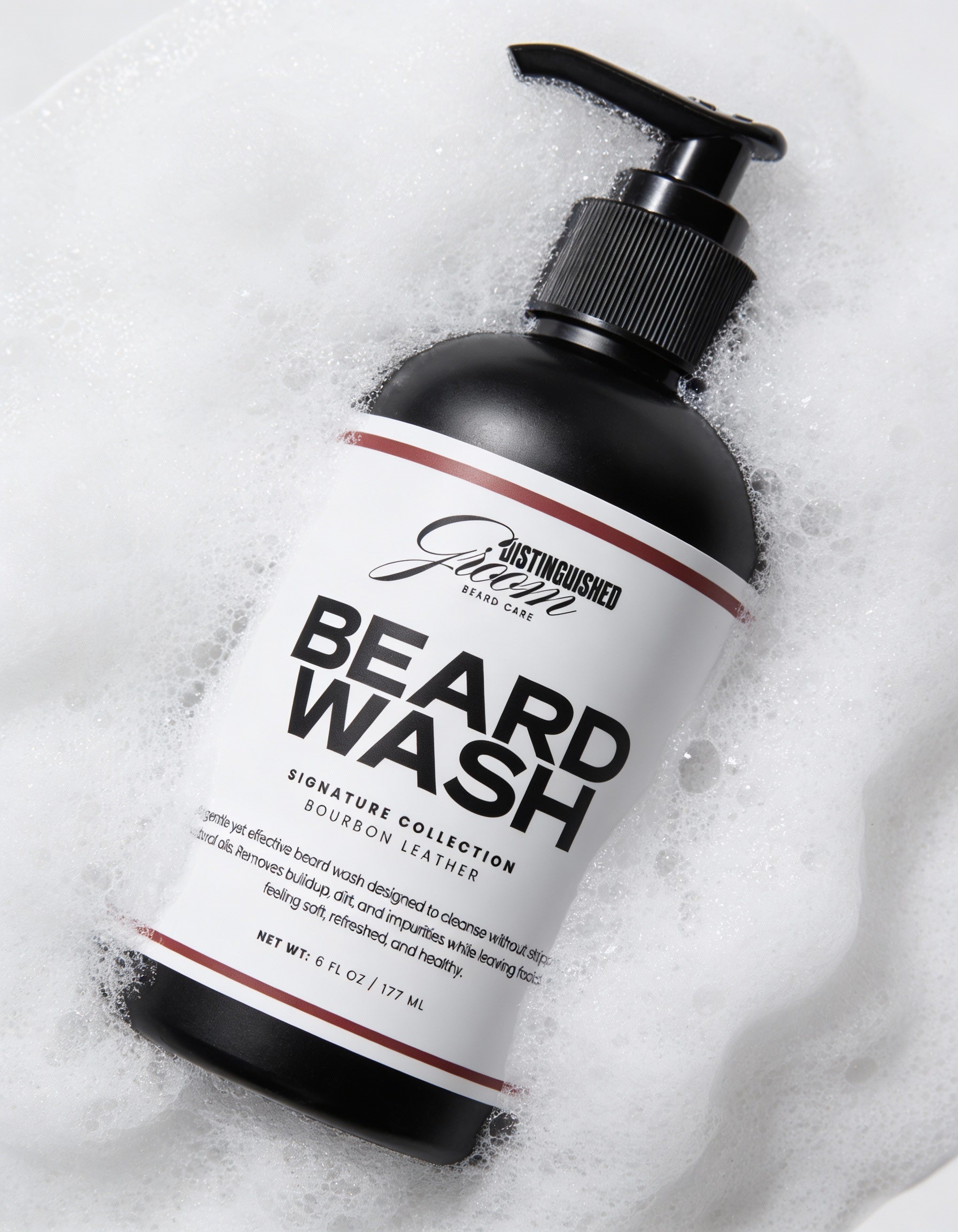 BEARD WASH — BOURBON LEATHER Secondary image