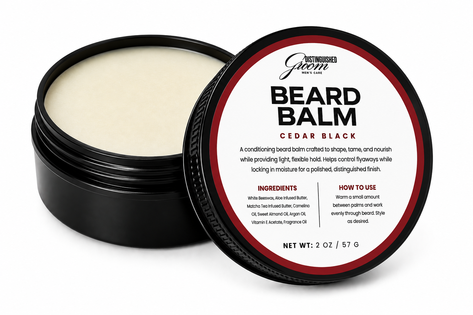 BEARD BALM — CEDAR BLACK Main image