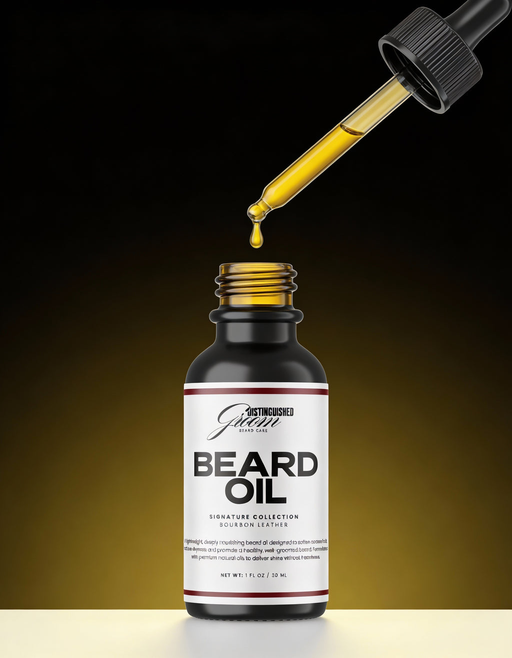 BEARD OIL — BOURBON LEATHER