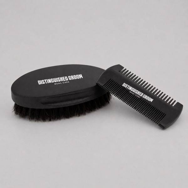 BEARD BRUSH & COMB DUO