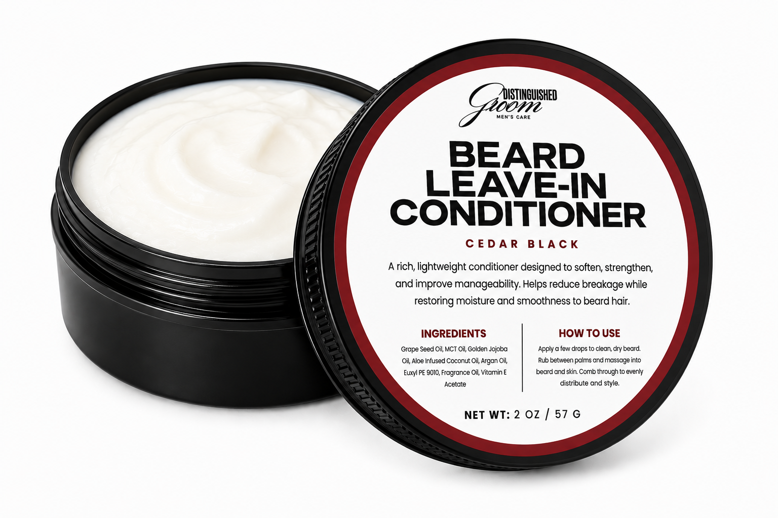 BEARD LEAVE-IN CONDITIONER — CEDAR BLACK Main image